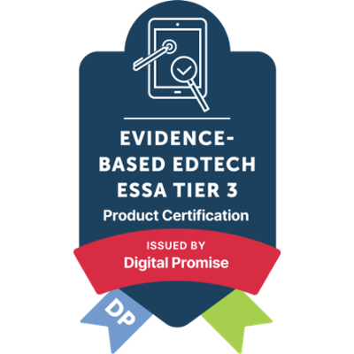 Digital Promise   Evidence-Based Edtech ESSA Tier 3 Product Certification 2026-10-21.png