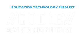 Penda Learning 2024 CODiE Awards finalist badge